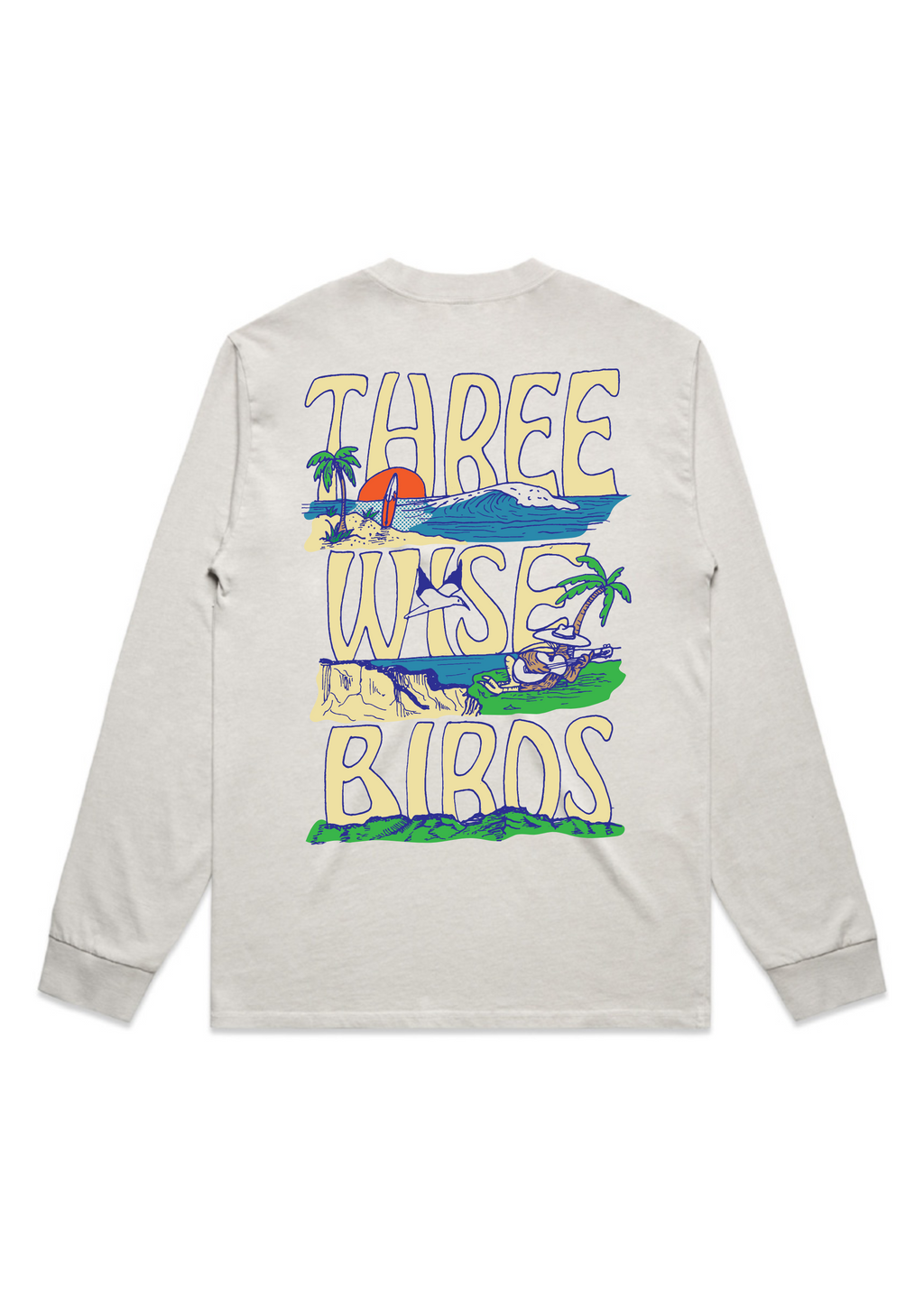 Three Wise Birds Surf | Long Sleeve Tee